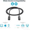 StarTech.com Câble Thunderbolt 3 (20 Gb/s) USB-C de 1 m – Compatible Thunderbolt, USB et DisplayPort – M/M (TBLT3MM1M)(40 Gb/s)