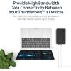 StarTech.com Câble Thunderbolt 3 de 2 m – 20 Gb/s – Compatible Thunderbolt, USB et DisplayPort – Blanc (TBLT3MM2MW)(Blanc)