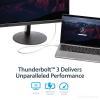 StarTech.com Câble Thunderbolt 3 de 2 m – 20 Gb/s – Compatible Thunderbolt, USB et DisplayPort – Blanc (TBLT3MM2MW)(Blanc)