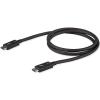 StarTech.com Câble Thunderbolt 3 vers Thunderbolt 3 de 0,8 m – 40 Gbps- Compatible USB-C – Certifié TB3 – PD 100 W – Noir (TBLT34MM80CM)(2.7ft)