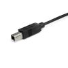 StarTech.com Câble USB 2.0 USB-C vers USB-B de 1 m – Cordon USB C vers B – Mâle / Mâle – Noir (USB2CB1M)(2 m)