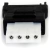 StarTech.com Câble d&rsquo;Alimentation Adaptateur en Y Molex vers Double SATA – 30 cm – 1x LP4 Mâle – 2x SATA Power Receptacle (PYO2LP4SATA)(2 inch)
