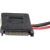StarTech.com Câble d&rsquo;Alimentation Adaptateur en Y Molex vers Double SATA – 30 cm – 1x LP4 Mâle – 2x SATA Power Receptacle (PYO2LP4SATA)(4 inch)