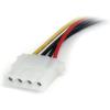 StarTech.com Câble d&rsquo;Alimentation Adaptateur en Y Molex vers Double SATA – 30 cm – 1x LP4 Mâle – 2x SATA Power Receptacle (PYO2LP4SATA)(6 inch)