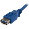 StarTech.com Câble d&rsquo;extension bleu SuperSpeed USB 3.0 A vers A 1 m – M/F (USB3SEXT1M)(Bleu)