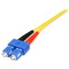 StarTech.com Câble patch à fibre optique duplex 50/125 multimode 1 m LC – LC (50FIBLCLC1)(Jaune)