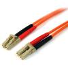 StarTech.com Câble patch à fibre optique duplex 50/125 multimode 1 m LC – LC (50FIBLCLC1)(Orange)