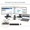 StarTech.com Dock USB-C USB-A – Station d&rsquo;accueil USB 3.0 Hybride Universelle pour PC Portable USB-C ou USB-A – Double Écran 4K 60Hz HDMI/DisplayPort – 6X USB-A, GbE – USB 3.1 Gen 1 – Windows/Mac