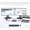 StarTech.com Dock USB-C USB-A – Station d&rsquo;accueil USB 3.0 Hybride Universelle pour PC Portable USB-C ou USB-A – Double Écran 4K 60Hz HDMI/DisplayPort – 6X USB-A, GbE – USB 3.1 Gen 1 – Windows/Mac