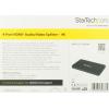 StarTech.com Répartiteur vidéo HDMI 4k à 4 ports – Splitter HDMI 1 x 4 avec boîtier en aluminium – 4k @ 30Hz (ST124HD4K)(4 ports)