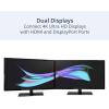 StarTech.com Station d&rsquo;Accueil Double Écran 4K60Hz DisplayPort et HDMI – Dock USB-C et USB-A – Dock USB 3.0 pour PC Portables USB-C/USB-A – 6x USB Type-A, GbE – USB 3.2 Gen 1 – Mac/Windows (DK30A2DH)