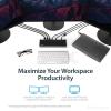 StarTech.com Station d&rsquo;Accueil USB-C 4K, Station d&rsquo;Accueil pour Moniteur Triple UHD 4K, Mac & Windows, USB C vers HDMI & DisplayPort, 100W Power Delivery, Hub 5x USB 5Gbps