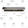 StarTech.com Station d&rsquo;Accueil USB-C 4K, Station d&rsquo;Accueil pour Moniteur Triple UHD 4K, Mac & Windows, USB C vers HDMI & DisplayPort, 100W Power Delivery, Hub 5x USB 5Gbps