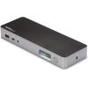 StarTech.com Station d&rsquo;Accueil Universelle pour Ordinateur Portable, Station d&rsquo;Accueil Hybride USB-C & USB-A, Dual 4K DP & HDMI, 60W PD, Mac / Windows / Chrome OS, 4x USB 5Gbps Hub, GbE(Double moniteur)