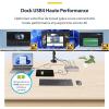 StarTech.com Station d&rsquo;accueil USB4, USB-C 40Gbps, Double HDMI, Jusqu&rsquo;à 2X 4K 60Hz, Dock Multi-Moniteur, 6X USB, 2.5GbE(Triple Monitor)