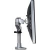 StarTech.com Support de Bureau pour Écran Unique – Support sur Pied Robuste pour Écrans Compatibles VESA Jusqu&rsquo;à 34&Prime;(8kg) – Support Ergonomique Réglable en Hauteur – Pince/Anneau (ARMPIVOTV2)(Argent)