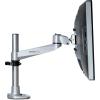 StarTech.com Support de Bureau pour Écran Unique – Support sur Pied Robuste pour Écrans Compatibles VESA Jusqu&rsquo;à 34&Prime;(8kg) – Support Ergonomique Réglable en Hauteur – Pince/Anneau (ARMPIVOTV2)(Argent)