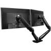 StarTech.com Support de bureau pour 2 écrans avec base à fabile encombrement – Fixation double moniteur (ARMBARDUO)(Fixation bureau – USB passthrough & Audio)