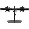 StarTech.com Support de bureau pour 2 écrans avec base à fabile encombrement – Fixation double moniteur (ARMBARDUO)(Support de bureau)