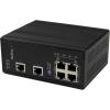 StarTech.com Switch Ethernet industriel non géré à 5 ports – Commutateur 10/100 à montage sur rail DIN – Switch réseau (IES5102)(Gigabit Ethernet (1000 Mb/s))