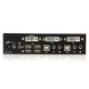 StarTech.com Switch KVM USB DVI à 2 ports – Commutateur écran clavier souris DVI avec audio et hub USB 2.0 – 1920×1200 (SV231DVIUA)(2 Port)