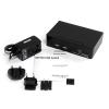 StarTech.com Switch KVM USB DVI à 2 ports – Commutateur écran clavier souris DVI avec audio et hub USB 2.0 – 1920×1200 (SV231DVIUA)(2 Port)