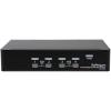 StarTech.com Switch KVM USB DVI à 2 ports – Commutateur écran clavier souris DVI avec audio et hub USB 2.0 – 1920×1200 (SV231DVIUA)(4 Port)
