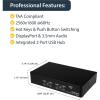 StarTech.com Switch KVM USB DVI à 2 ports – Commutateur écran clavier souris DVI avec audio et hub USB 2.0 – 1920×1200 (SV231DVIUA)(4 Port)
