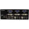 StarTech.com Switch KVM USB double VGA à 2 ports – Commutateur écran clavier souris avec hub USB 2.0 à 2 ports et audio (SV231DVGAU2A)(2 ports)