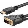 StarTech – 6 ft HDMI to DVI-D Cable – M M – Câble vidéo – HDMI 19 Broches (M) – DVI-D (M) – 1.83 m – Noir – pour P N: SP123DP2DVI, HDMI2VGA, HDMI2HDMI, ST121HDMIT(1 8 cm)