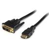 StarTech – 6 ft HDMI to DVI-D Cable – M M – Câble vidéo – HDMI 19 Broches (M) – DVI-D (M) – 1.83 m – Noir – pour P N: SP123DP2DVI, HDMI2VGA, HDMI2HDMI, ST121HDMIT(4.6 m)