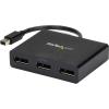 StarTech.com Adaptateur Multi-Écrans à 3 ports – Hub MST Répartiteur Vidéo Multi-Écrans Triple Écran Mini DisplayPort 1.2 vers 3 DisplayPort 4k (MSTMDP123DP)(3 Ports | Mini DisplayPort vers DisplayPort)