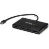 StarTech.com Adaptateur Multi-Écrans à 3 ports – Hub MST Répartiteur Vidéo Multi-Écrans Triple Écran Mini DisplayPort 1.2 vers 3 DisplayPort 4k (MSTMDP123DP)(4 Ports | Mini DisplayPort vers DisplayPort)