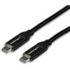 StarTech.com Adaptateur USB 3.0 (5Gbps) USB-C vers USB-A – Convertisseur USB Type-C vers USB Type-A – M/F (USB31CAADP)(USB 2.0 – C vers C w/ 5A PD)
