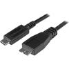 StarTech.com Adaptateur USB 3.0 (5Gbps) USB-C vers USB-A – Convertisseur USB Type-C vers USB Type-A – M/F (USB31CAADP)(USB 3.1 – C vers Micro B)