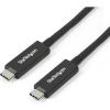 StarTech.com Câble Thunderbolt 3 (20 Gb/s) USB-C de 1 m – Compatible Thunderbolt, USB et DisplayPort – M/M (TBLT3MM1M)(40 Gb/s)