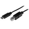StarTech.com Câble USB 2.0 USB-C vers USB-B de 1 m – Cordon USB C vers B – Mâle / Mâle – Noir (USB2CB1M)(1 m)
