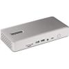 StarTech.com Dock Thunderbolt 4 pour Écrans Multiples, Dock Jusqu&rsquo;à 4 Écrans – 2x HDMI/2x DP, Hub 7x USB, 2.5GbE, PD 98W