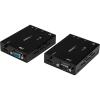 StarTech.com Extendeur HDBaseT HDMI via Cat5 – RS232 – IR – Ultra HD 4K – Étendeur HDMI – Transmetteur et récepteur – 100 m (ST121UTPHD2)(Rallonge HDMI de 64 m avec IR et série)