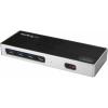 StarTech.com Station d&rsquo;Accueil Double Écran 4K60Hz DisplayPort et HDMI – Dock USB-C et USB-A – Dock USB 3.0 pour PC Portables USB-C/USB-A – 6x USB Type-A, GbE – USB 3.2 Gen 1 – Mac/Windows (DK30A2DH)