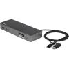 StarTech.com Station d&rsquo;Accueil Universelle pour Ordinateur Portable, Station d&rsquo;Accueil Hybride USB-C & USB-A, Dual 4K DP & HDMI, 60W PD, Mac / Windows / Chrome OS, 4x USB 5Gbps Hub, GbE(Double moniteur)