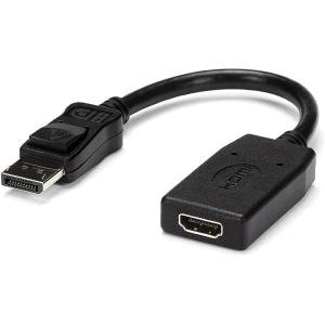 StarTech.com Adaptateur DisplayPort vers HDMI – Convertisseur Vidéo 1080p – Certifié VESA – Câble Adaptateur DP à HDMI pour Moniteur/Écran/Projecteur – Passif – Connecteur DP à Verrouillage (DP2HDMI)(HDMI)