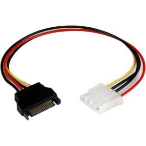 StarTech.com Adaptateur F/M pour Câble d&rsquo;Alimentation SATA vers LP4 30cm – Adaptateur d&rsquo;Alimentation SATA vers LP4 – Câble d&rsquo;Alimentation SATA Femelle vers LP4 Mâle – 30cm (LP4SATAFM12)(Unique)