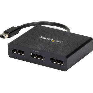 StarTech.com Adaptateur Multi-Écrans à 3 ports – Hub MST Répartiteur Vidéo Multi-Écrans Triple Écran Mini DisplayPort 1.2 vers 3 DisplayPort 4k (MSTMDP123DP)(3 Ports | Mini DisplayPort vers DisplayPort)
