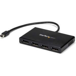 StarTech.com Adaptateur Multi-Écrans à 3 ports – Hub MST Répartiteur Vidéo Multi-Écrans Triple Écran Mini DisplayPort 1.2 vers 3 DisplayPort 4k (MSTMDP123DP)(4 Ports | Mini DisplayPort vers DisplayPort)