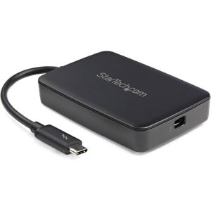 StarTech.com Adaptateur Thunderbolt 3 vers Thunderbolt 2 (Non Réversible) – Ordinateur Portable TB3 vers Appareils/Écrans TB2 (20Gbps) ou TB1 (10Gbps) – Noir – Windows/Mac (TBT3TBTADAP)