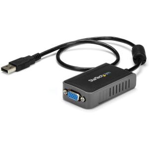StarTech.com Adaptateur USB 2.0 vers VGA, Convertisseur USB vers VGA, 1440×900 (Pas de Support pour macOS/ChromeOS/Linux)
