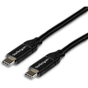 StarTech.com Adaptateur USB 3.0 (5Gbps) USB-C vers USB-A – Convertisseur USB Type-C vers USB Type-A – M/F (USB31CAADP)(USB 2.0 – C vers C w/ 5A PD)