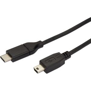 StarTech.com Adaptateur USB 3.0 (5Gbps) USB-C vers USB-A – Convertisseur USB Type-C vers USB Type-A – M/F (USB31CAADP)(USB 2.0 – C vers Mini USB)
