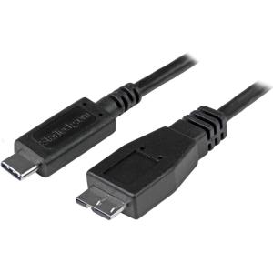StarTech.com Adaptateur USB 3.0 (5Gbps) USB-C vers USB-A – Convertisseur USB Type-C vers USB Type-A – M/F (USB31CAADP)(USB 3.1 – C vers Micro B)